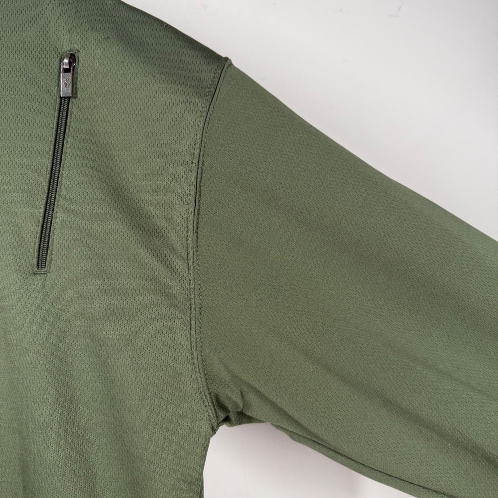 Scottevest‎ Mens High IQ TEC Performance Long Sleeve T Shirt 3 Pocket Green Sz L - Picture 8 of 16